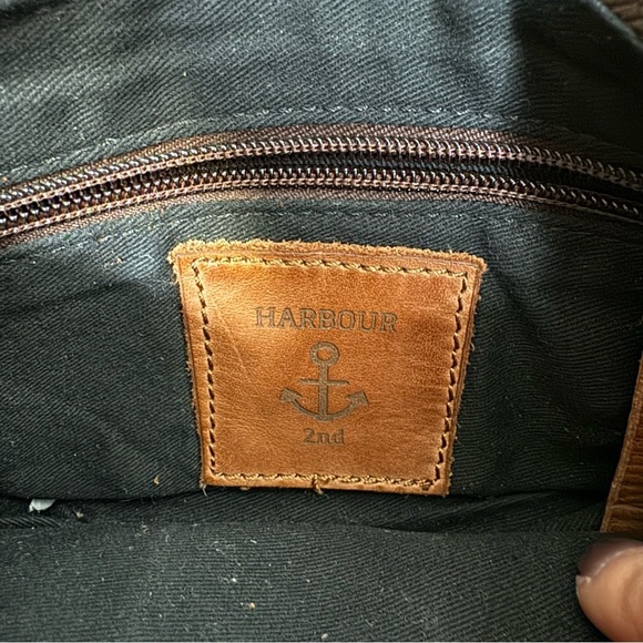 Harbour 2nd Luna Brown Leather Crossbody Bag - Picture 7 of 10